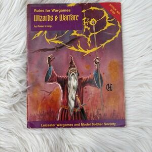Wizards &‎ Warfare, a vintage fantasy wargame rulebook - RARE 8103